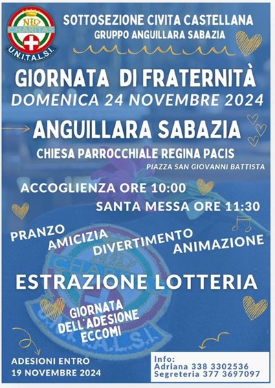 UNITALSI GIORNATA DI FRATERNITA'